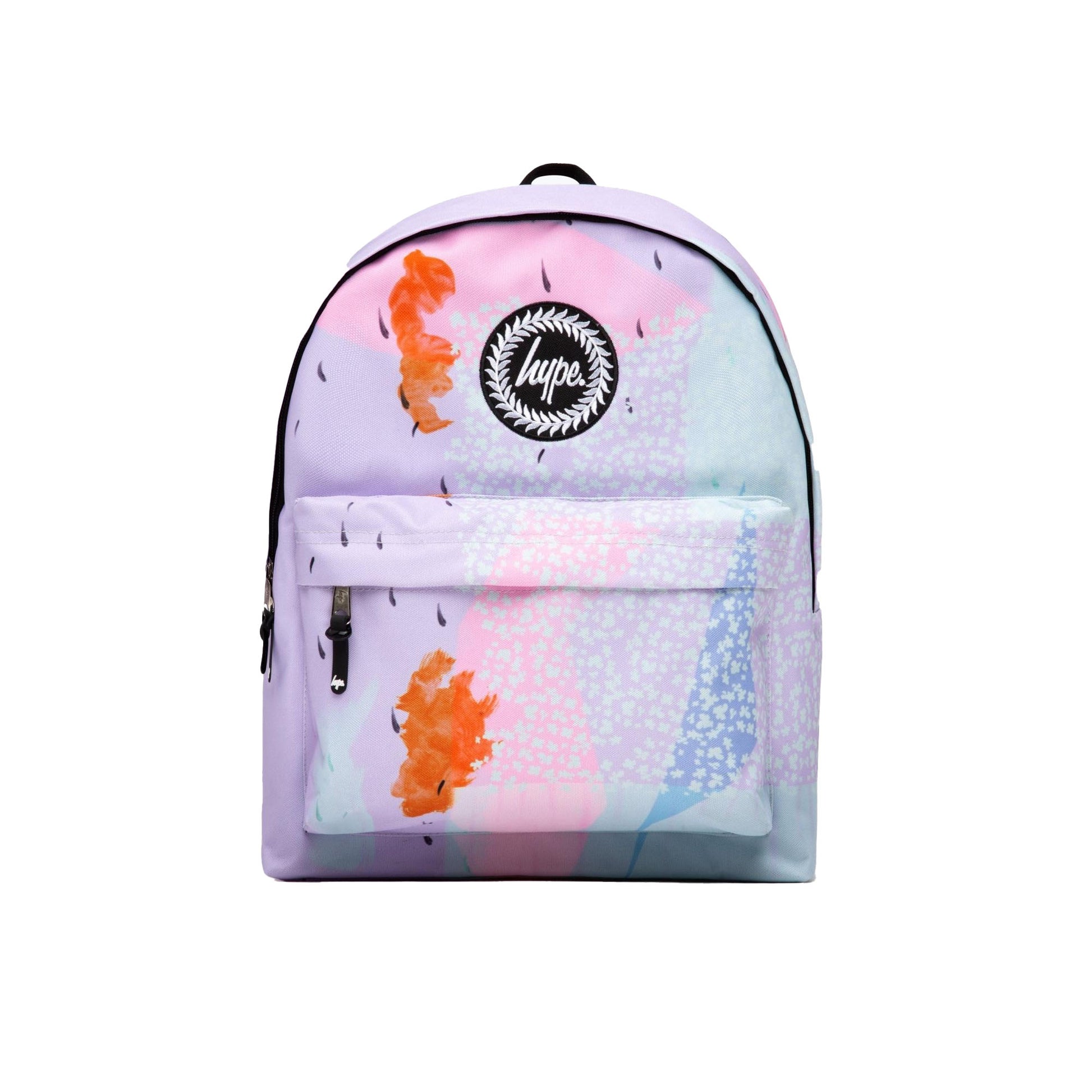 Lilac-Orange-Blue - Front - Hype Geometric Backpack