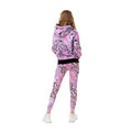 Pink-Black - Side - Hype Girls Abstract Hoodie