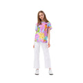 Pink-Multicoloured - Back - Hype Girls Pastel Camo Care Bears T-Shirt