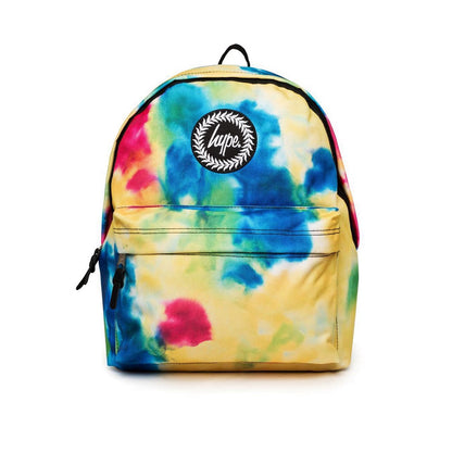 Multicoloured - Front - Hype Unisex Tie Dye Backpack