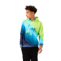 Lime-Blue - Front - Hype Boys Fade Hoodie