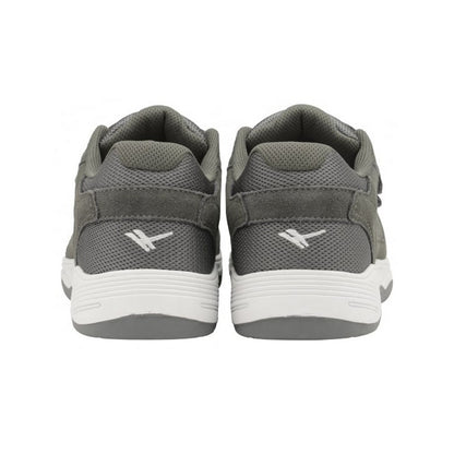 Charcoal - Lifestyle - Gola Mens Belmont Suede Wide Fit Trainers