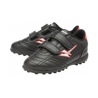 Black-Red - Side - Gola Sport Childrens Boys Magnaz VX Twin Bar Football Training Boots