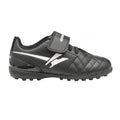 Black-White - Back - Gola Sport Childrens Boys Rey VX Touch Fastening Astro Turf Trainers