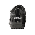 Black-White - Side - Gola Sport Childrens Boys Rey VX Touch Fastening Astro Turf Trainers