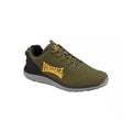 Khaki-Sun Yellow-Black - Front - Lonsdale Mens Silwick Trainers