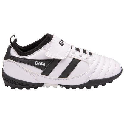 White-Black - Back - Gola Childrens-Kids Ceptor Turf Astro Turf Trainers