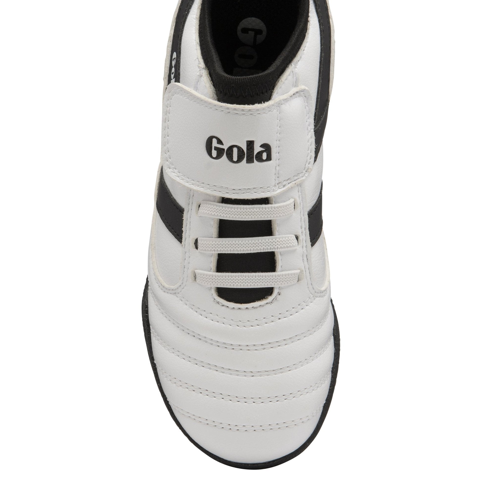 White-Black - Side - Gola Childrens-Kids Ceptor Turf Astro Turf Trainers