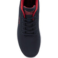 Navy-Red - Side - Lonsdale Mens Bedford Trainers