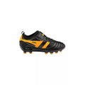 Black-Sun Yellow - Side - Gola Childrens-Kids Performance Ceptor MLD QF Football Boots