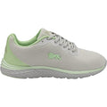 Arcade White-Patina Green - Lifestyle - Lonsdale Womens-Ladies Stamford Lace Up Trainers