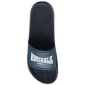 Navy-White - Side - Lonsdale Mens Naples Sliders