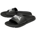 Black-White - Front - Lonsdale Mens Naples Sliders