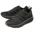 Black-Khaki - Side - Gola Mens Thunder Trainers