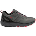 Charcoal-Black-Deep Red - Lifestyle - Gola Mens Thunder Trainers