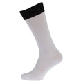 White-Black - Front - Apto Childrens-Kids Contrast Football Socks