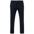 Navy - Front - Kam Jeanswear Mens Stretch Chinos