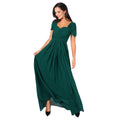Green - Front - Krisp Womens-Ladies Multiway Neckline Occasion Maxi Dress
