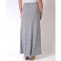Grey - Back - Krisp Womens-Ladies High Waist Maxi Skirt