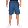 Blue - Front - Krisp Mens Classic Denim Shorts