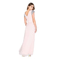 Nude - Back - Little Mistress Womens-Ladies Jewel Sleeve Maxi Dress