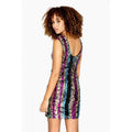 Candy Stripe - Back - Girls On Film Womens-Ladies Aion Low Back Sequin Dress