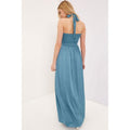 Petrol - Lifestyle - Little Mistress Womens-Ladies Petrol Keyhole Maxi Dress