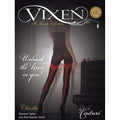 Black - Front - Couture Womens-Ladies Vixen Charlie Opaque Tights With Seam (1 Pair)