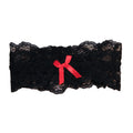 Black - Front - Silky Womens-Ladies Lace Garter