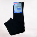 Black - Back - Silky Mens Dance Long Socks (1 Pair)