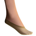 Natural - Front - Couture Womens-Ladies Luxury Gloss Liner Socks (Pack of 3)