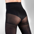 Black - Back - Couture Womens-Ladies Shapewear Tights