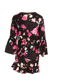 Black - Back - Girls On Film Womens-Ladies Harlem Wrap Dress
