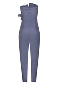 Grey - Close up - Girls On Film Womens-Ladies Halcyon Frill Bandeau Jumpsuit