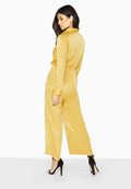 Liquid Gold - Lifestyle - Girls On Film Womens-Ladies Satin Utility Jumpsuit