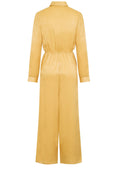 Liquid Gold - Close up - Girls On Film Womens-Ladies Satin Utility Jumpsuit