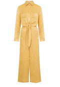 Liquid Gold - Front - Girls On Film Womens-Ladies Satin Utility Jumpsuit