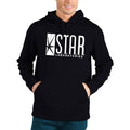 Black - Side - Flash TV Mens STAR Laboratories Hoodie