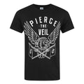 Black - Front - Pierce The Veil Mens Eagle T-Shirt