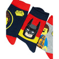 Red - Back - Lego Movie 2 Childrens-Kids Assorted Socks (Pack Of 3)