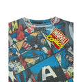 Multicoloured - Side - Captain America Mens Comic Sublimation T-Shirt