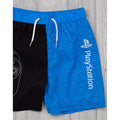 Blue-Black - Back - Playstation Boys Swim Shorts