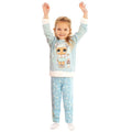Light Blue - Back - LOL Surprise Girls Snow Angel Faux Fur Long Pyjama Set