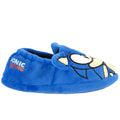 Blue - Side - Sonic The Hedgehog Childrens-Kids 3D Slippers