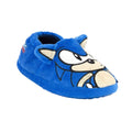 Blue - Front - Sonic The Hedgehog Childrens-Kids 3D Slippers
