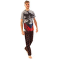 Grey-Black-Red - Lifestyle - Dragon Ball Z Mens Goku Long Pyjama Set