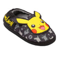 Black-Yellow-Red - Front - Pokemon Childrens-Kids Slippers