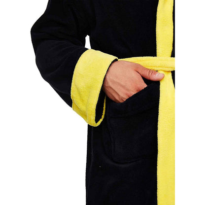 Black-Yellow - Pack Shot - Rocky Mens Balboa Robe