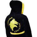 Black-Yellow - Close up - Rocky Mens Balboa Robe