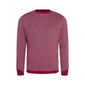 Burgundy-White - Front - Ecologie Adults Unisex Galapagos Contrast Sweatshirt